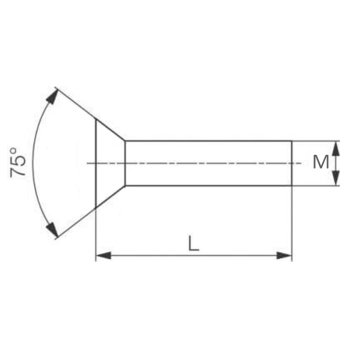 category DIN 661 Нит със скрита глава неръждаем A2 blueprint thumb