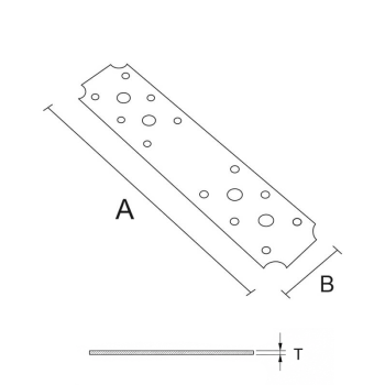 category Планка плоска, ЧЕРНА blueprint thumb