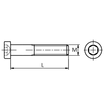 category DIN 7984 Винт с цилиндрична ниска глава с вътрешен шестостен Zn blueprint thumb