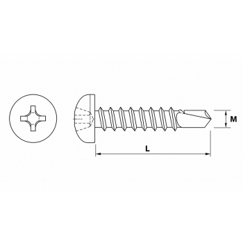 category DIN 7504 N Винт самопробивeн блистер Ambrovit blueprint thumb