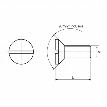 category DIN 963 Винт с конусна глава полиамид blueprint thumb