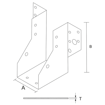 category Стъпка за греда, отворена, поцинкована blueprint thumb
