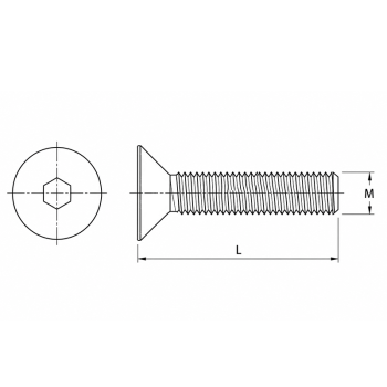 category DIN 7991 Винт фрезенков BL10.9 blueprint thumb