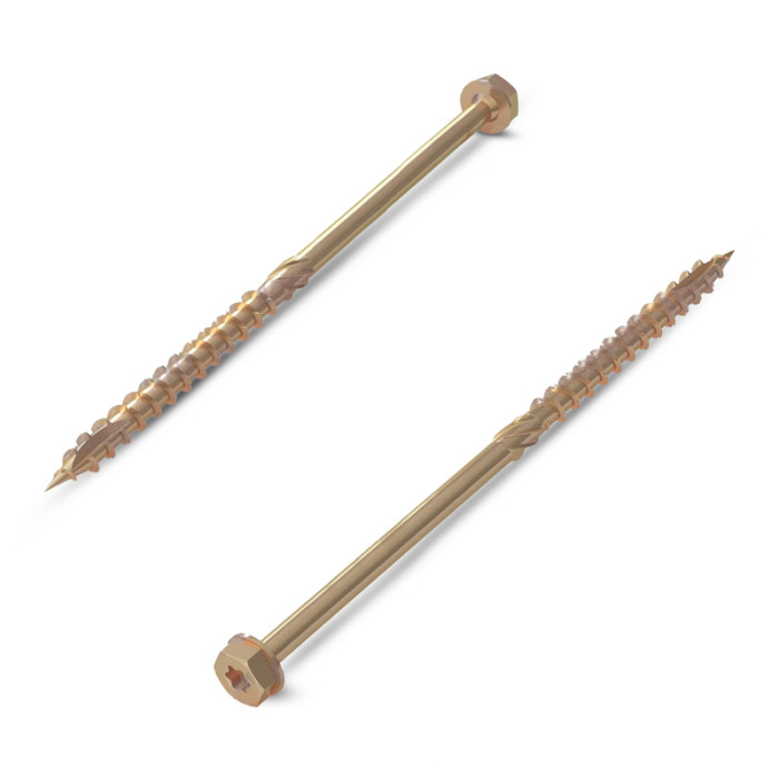 krepezhgroup product Винт за дърво super torx 17 торнадо M8x240 TORX 40 (100 бр.) image