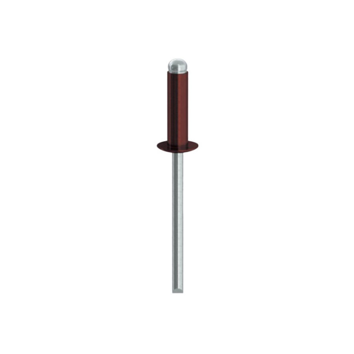 krepezhgroup product Поп-нит, DIN 7337A, Al/St, RAL 8017 Ø 3 x 8 image