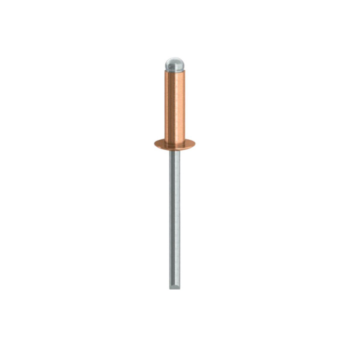 krepezhgroup product Поп-нит, DIN 7337A, Al/St, Copper Мед Ø 3 x 8 image
