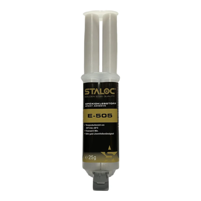 krepezhgroup product STALOC Двукомпонентно епоксидно лепило, прозрачно, E-505, 25 мл image