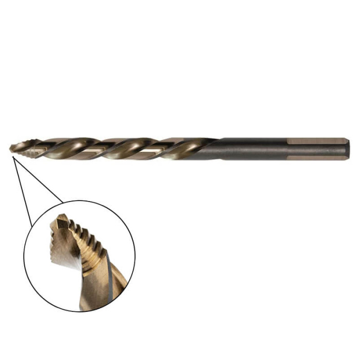 krepezhgroup product TEDION Стъпаловидно Свредло PROSTEP DIN338 HSS-Co 5% - 9 x 125 mm image