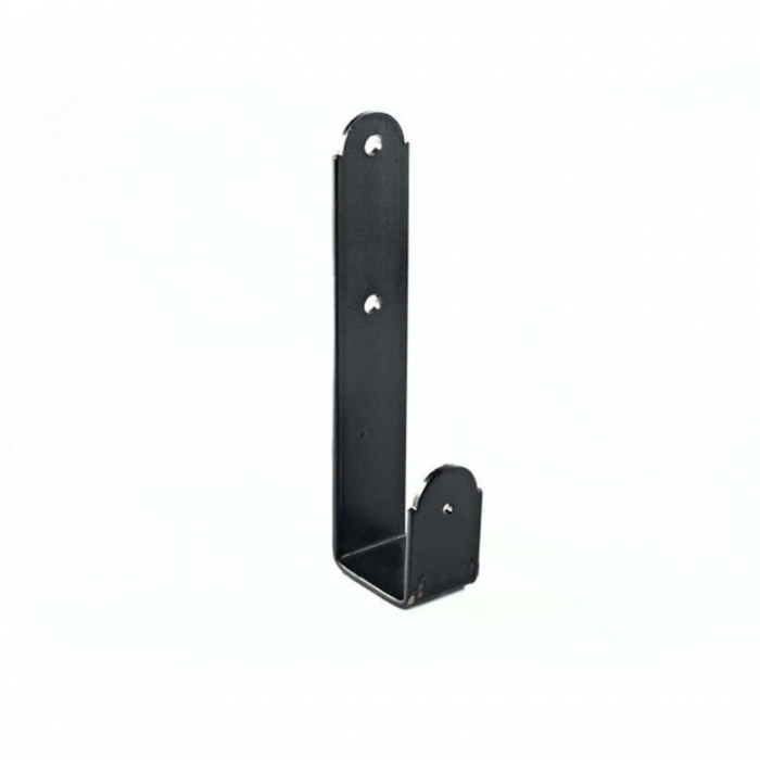 krepezhgroup product Държач за греда, J - образен, ЧЕРЕН (2 бр.) image