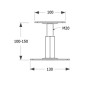 product Регулируема подпора за греда PR KTL 100x130x100x3,0 thumb